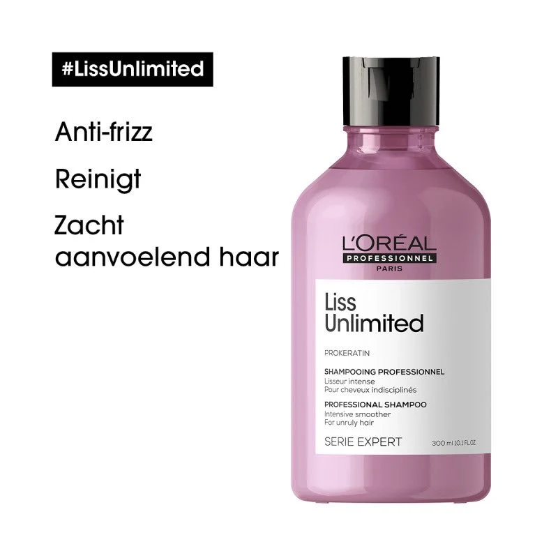 L'Oréal Professionnel Serie Expert Liss Unlimited Shampoo für krauses Haar