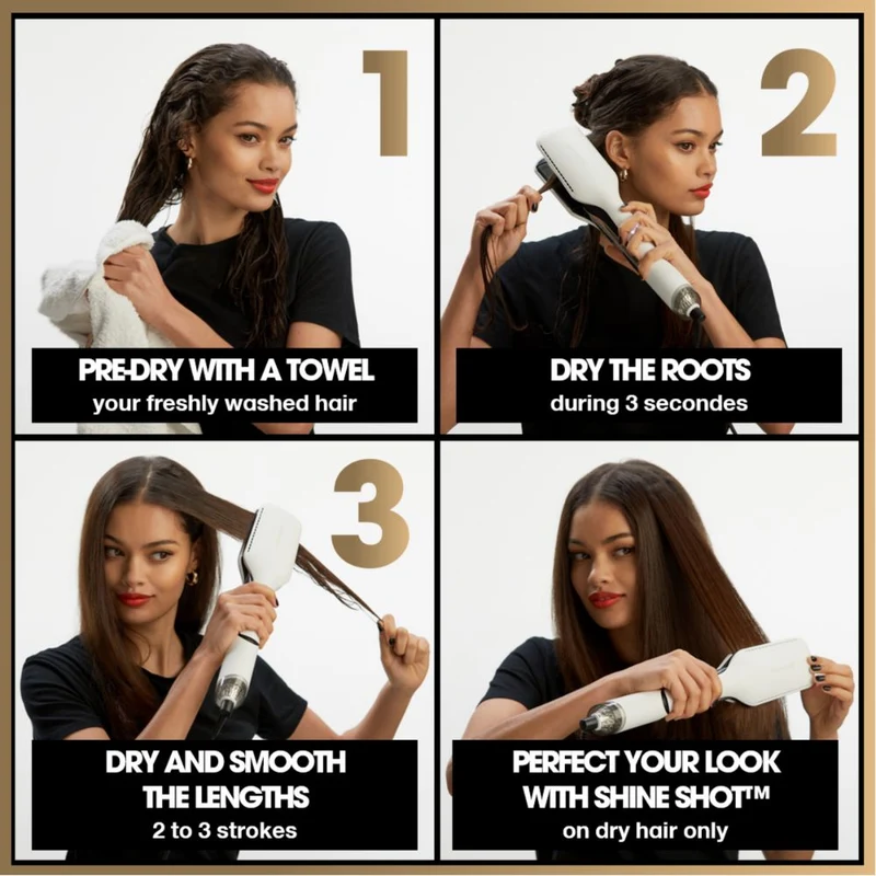 ghd duet 2-IN-1 HOT AIR STYLER schwarz