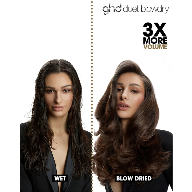 GHD 2-in-1 Föhnbürste Duett Föhn schwarz