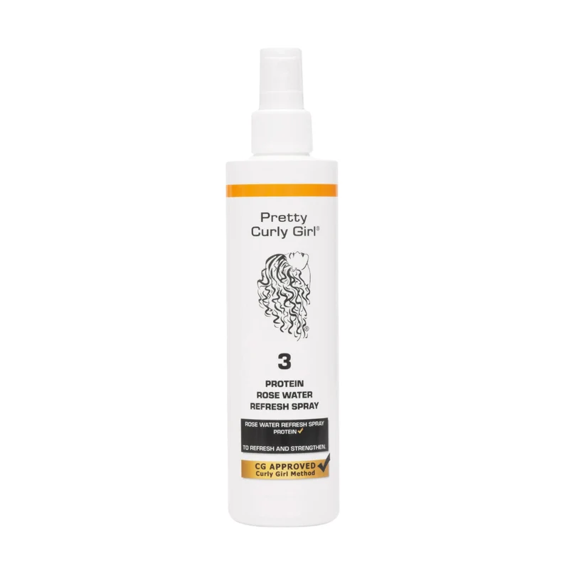 Pretty Curly Girl Protein Rosenwasser Erfrischungsspray
