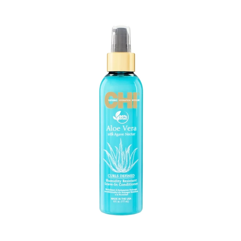 CHI Aloe Vera mit Agave Nektar feuchtigkeitsbeständig Curl Leave-In Conditioner - 177ml