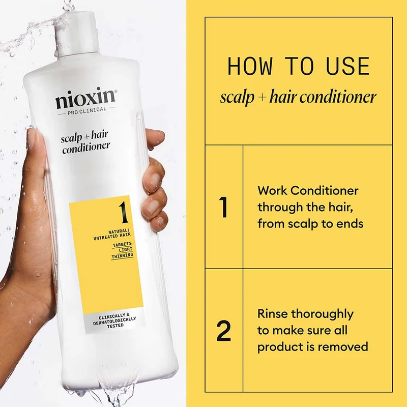 Scalp + Hair Thickening System 1 Conditioner 1L