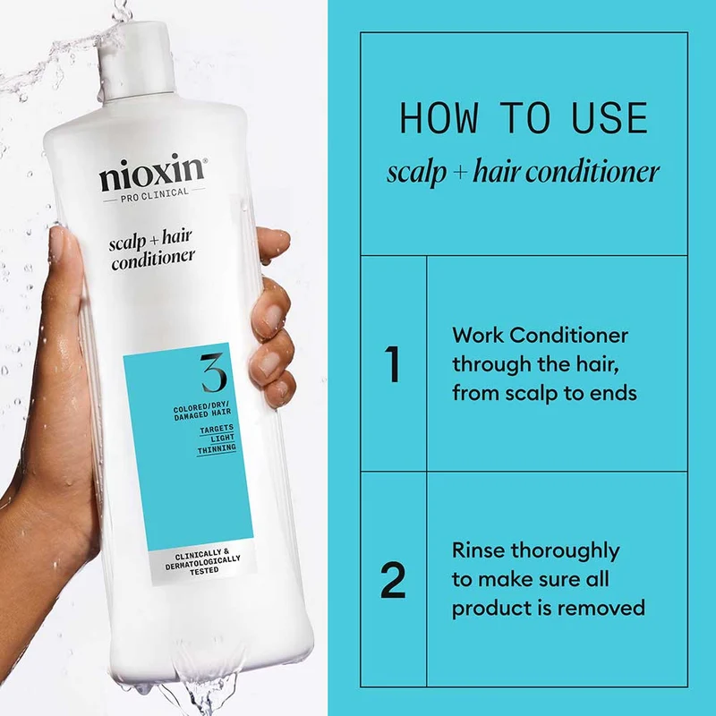Scalp + Hair Thickening System 3 Conditioner 1L