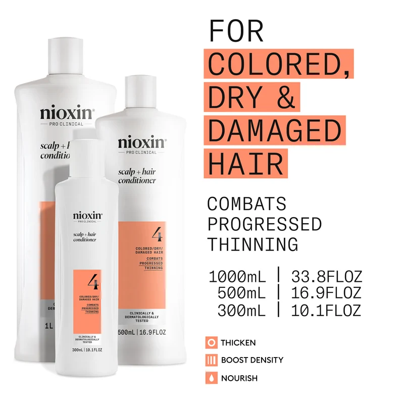 Scalp + Hair Thickening System 4 Conditioner 1L