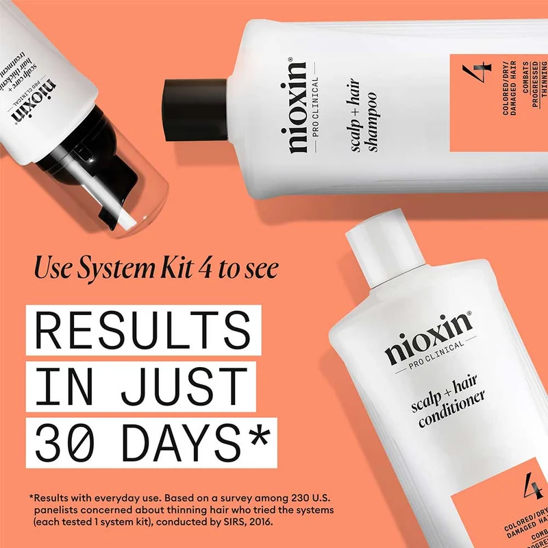 Scalp + Hair Thickening System 4 Shampoo 1L