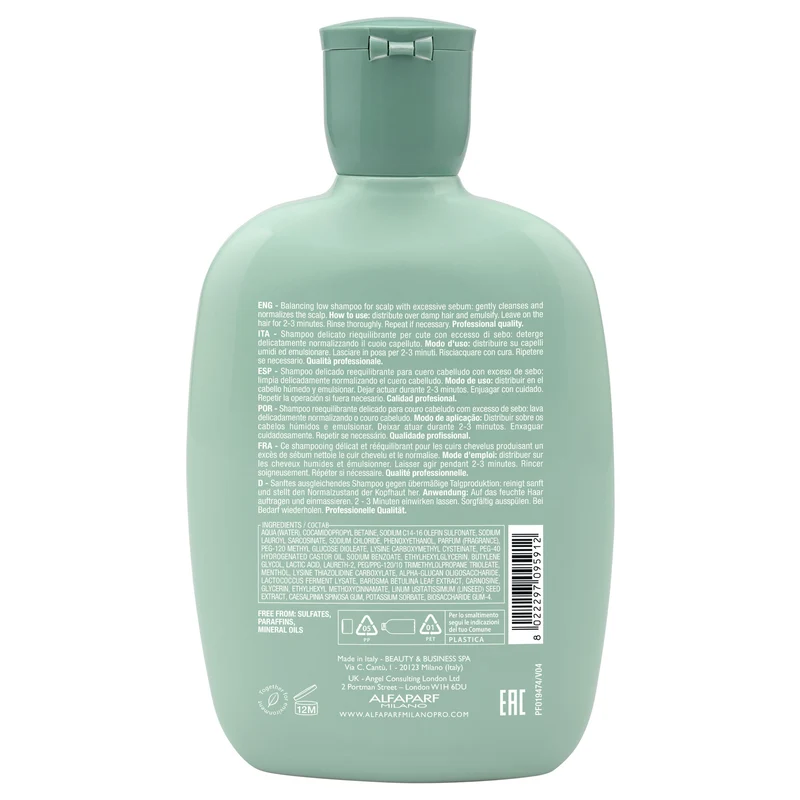 Semi Di Lino Scalp Rebalance Balancing Low Shampoo 250ml