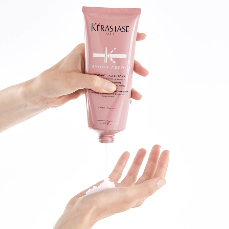Kérastase Chroma Absolu Fondant Cica Chroma Conditioner für gefärbtes Haar 200ml