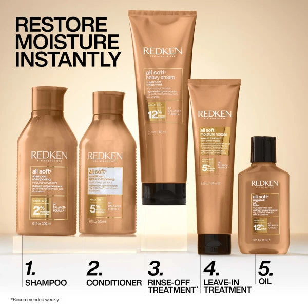 Redken All Soft Arganöl Haaröl für trockenes Haar 111ml