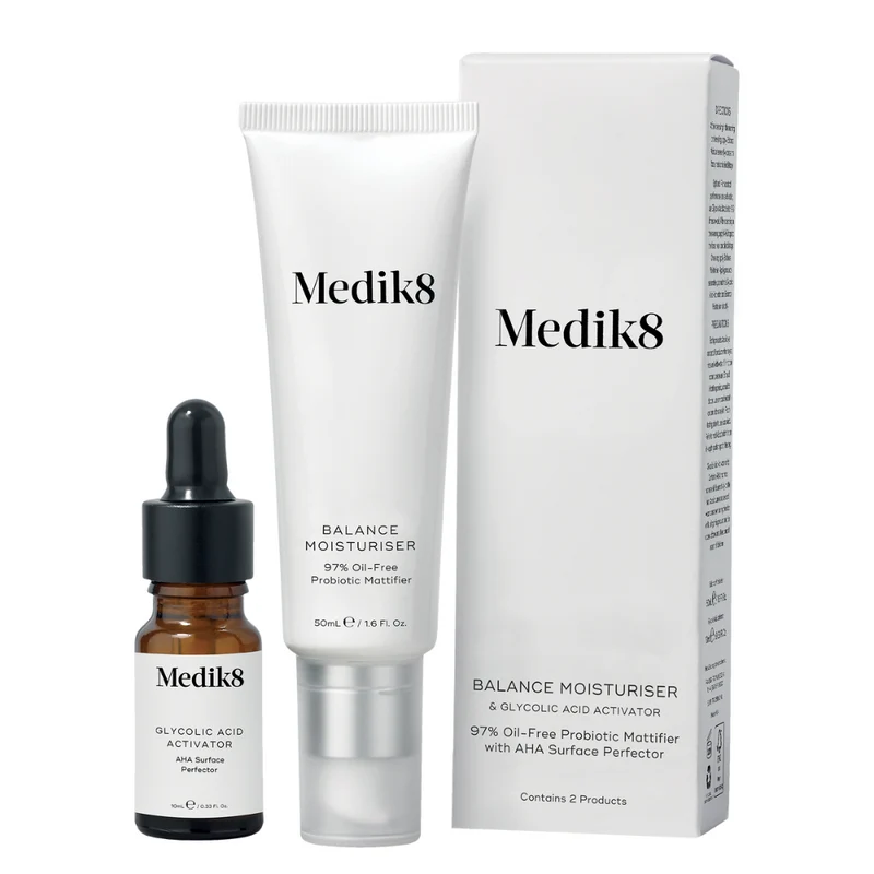 Medik8 Balance Feuchtigkeitscreme & Glykolsäure-Aktivator 50ml