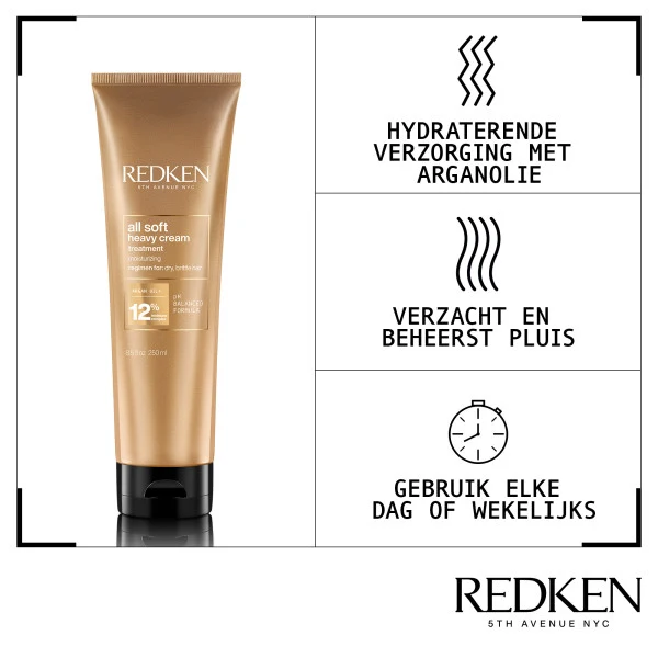 Redken All Soft Heavy Cream Behandlung für trockenes Haar 250ml