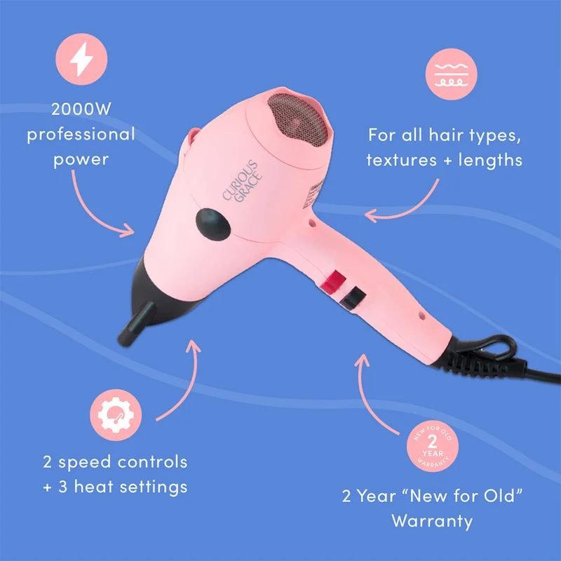 Ionic Hair Dryer - Lilac Burst