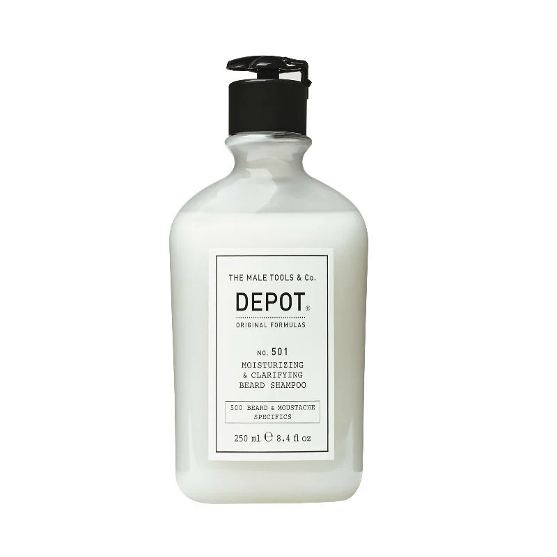 Depot 501 feuchtigkeitsspendendes & klärendes Bartshampoo 250ml
