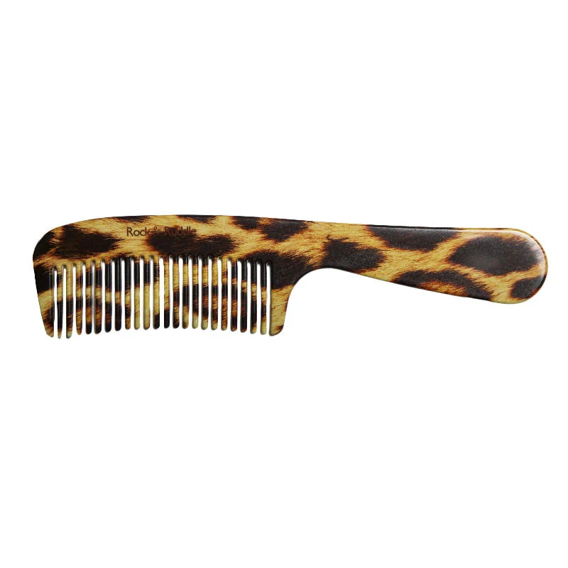 Rock & Ruddle Kamm mit Stiel Afrika Leopard