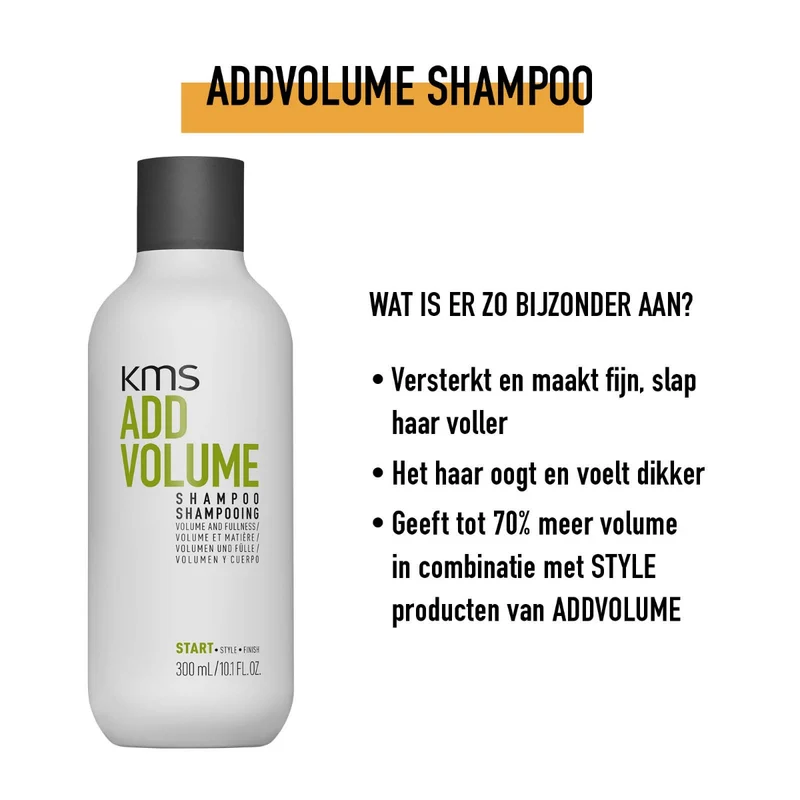KMS Haar Addvolume Shampoo 300ml