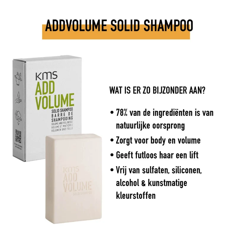 KMS Hair Addvolume Festes Shampoo Bar 75gr