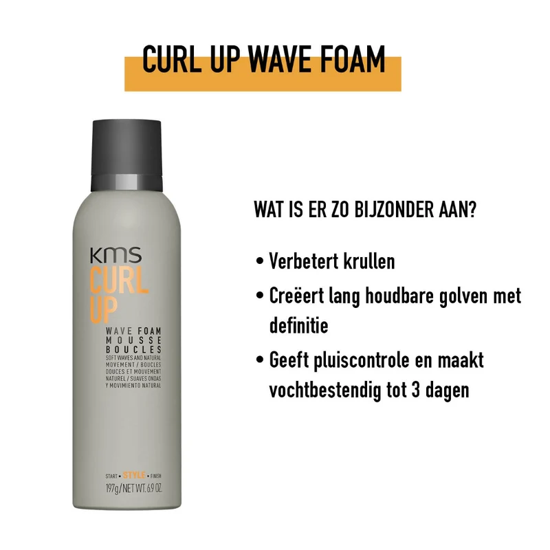 KMS Hair Curlup Wave Foam 200ml