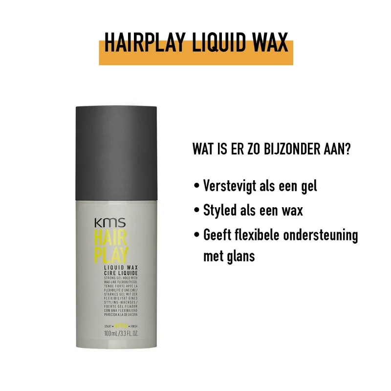 KMS Hair Hairplay Flüssiges Wachs 100ml