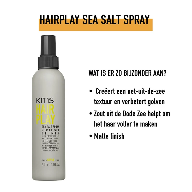 KMS Hair Hairplay Meersalz-Spray 200ml