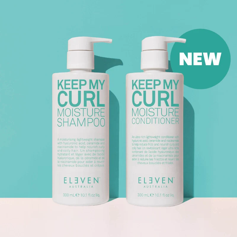 Eleven Australia Keep My - Curl - SET Moisture Shampoo 300ml & KEEP MY CURL MOISTURE CONDITIONER 300ml