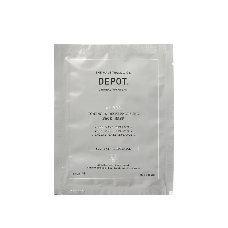 DEPOT 806 TONING & REVITALIZING GESICHTSMASKE 12pz