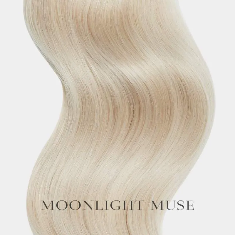 Mondschein Muse Jungfrau Haar 65cm V-Spitze Haar Blonde Platinum #60