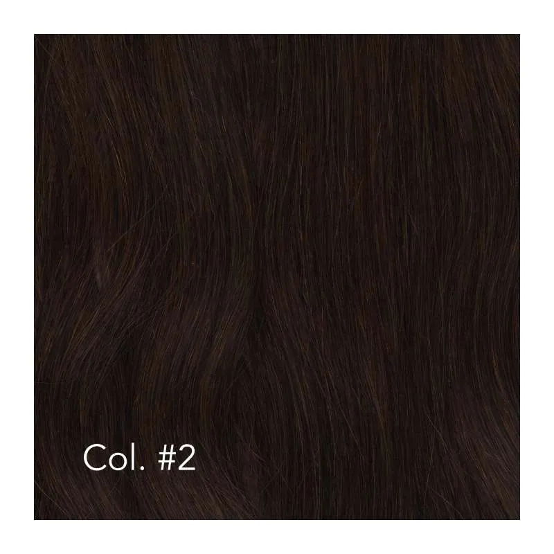 Moonlight Muse Jungfernhaar 55cm V-Spitze Haar Dunkelbraun kalt #2