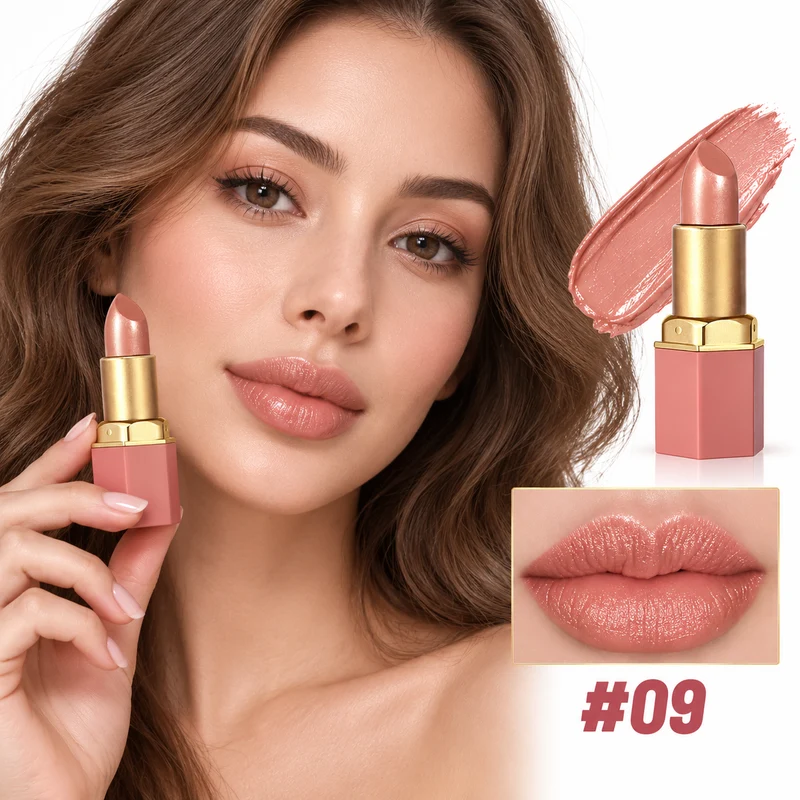 Gold Lipstick Matte - 6 Shades in a Gift-Ready Gold Bar