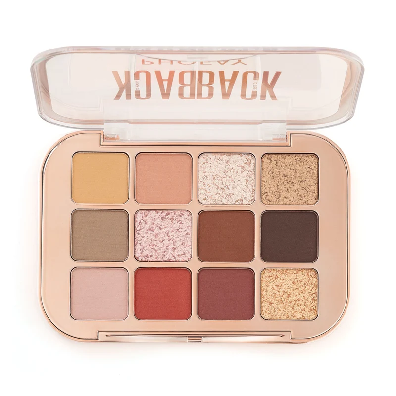PHOFAY 12-Color Eyeshadow Palette – Matte & Metallic