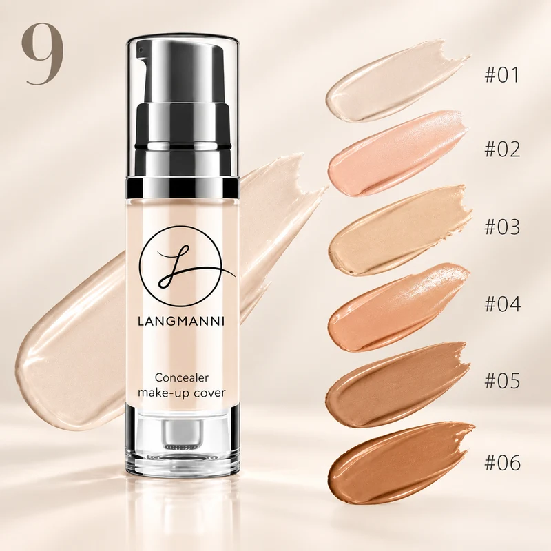 Liquid Foundation Concealer for Smooth Everyday Makeup