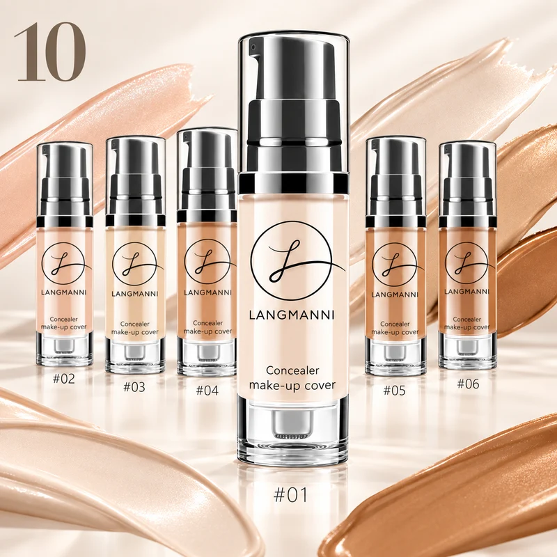 Liquid Foundation Concealer for Smooth Everyday Makeup