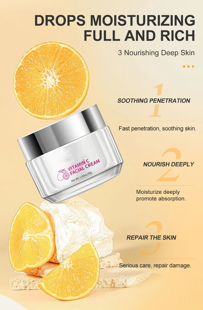 Vitamin C Face Cream - 30g Face Cream for Universal Use