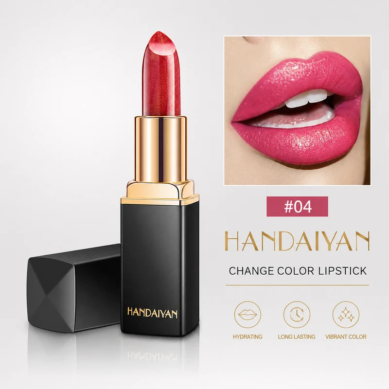 Metallic Lipstick - Pearlescent Color Change Lip Finish