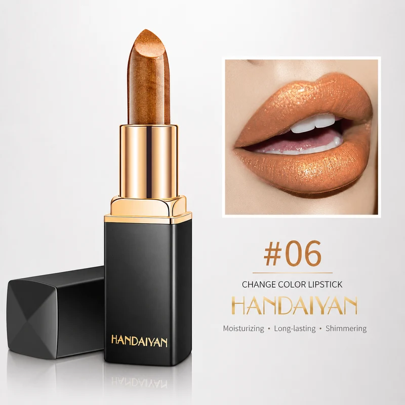 Metallic Lipstick - Pearlescent Color Change Lip Finish
