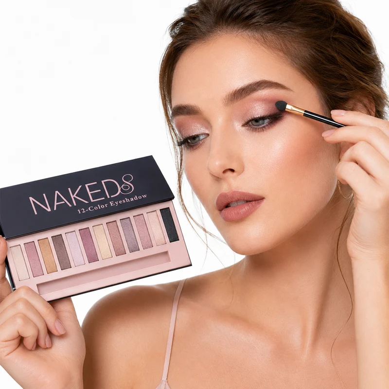 Eyeshadow Palette - 12 Color Matte Shimmer Smoky Looks.