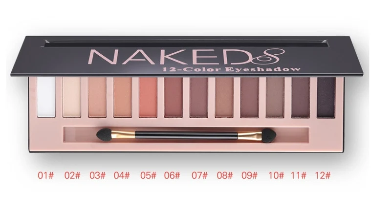 Eyeshadow Palette - 12 Color Matte Shimmer Smoky Looks.