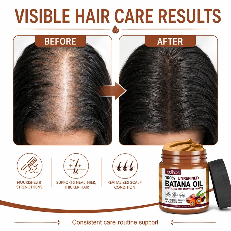 Batana Oil Conditioner for Smooth, Shiny Hair by EELHOE