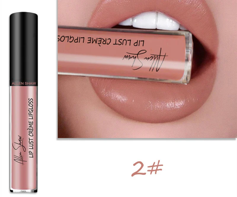Lip Gloss - Cream Texture Glaze Makeup, 12 Shade Range.