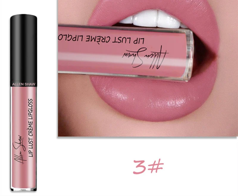 Lip Gloss - Cream Texture Glaze Makeup, 12 Shade Range.