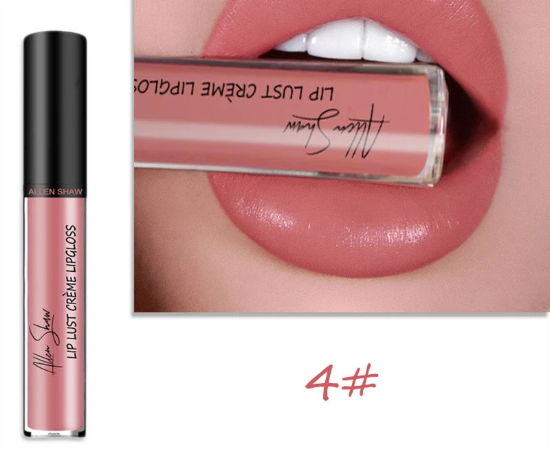 Lip Gloss - Cream Texture Glaze Makeup, 12 Shade Range.