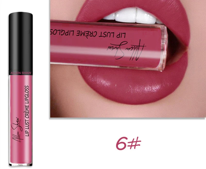 Lip Gloss - Cream Texture Glaze Makeup, 12 Shade Range.