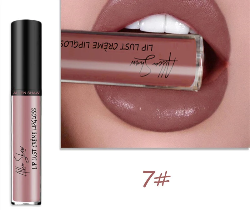 Lip Gloss - Cream Texture Glaze Makeup, 12 Shade Range.