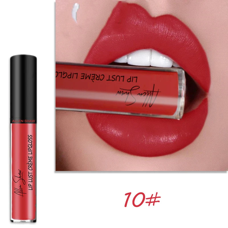 Lip Gloss - Cream Texture Glaze Makeup, 12 Shade Range.