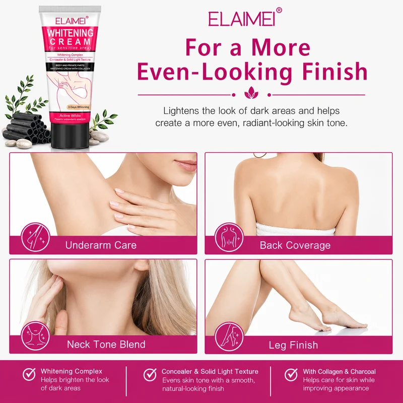 Body Cream 60ml - Glycerol Collagen External Skin Care.