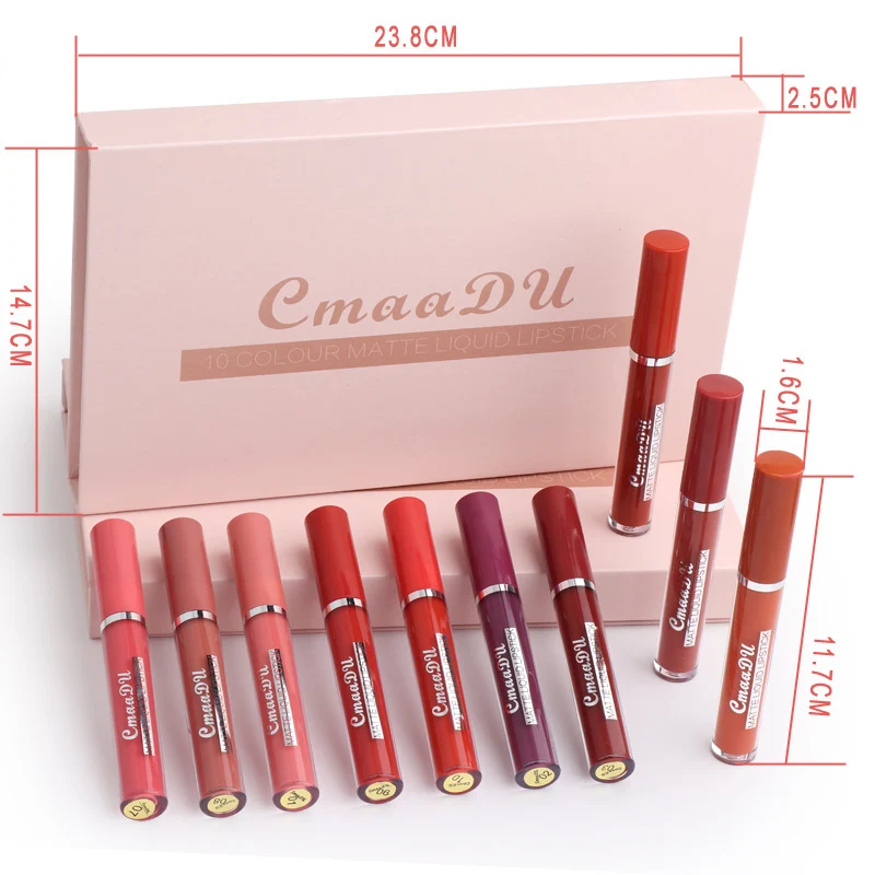 Women's Bold Non-Stick Waterproof Matte Lipstick