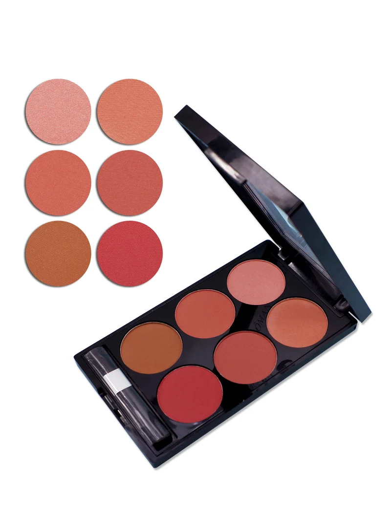 Radiant Six-Color Blush Palette Glow