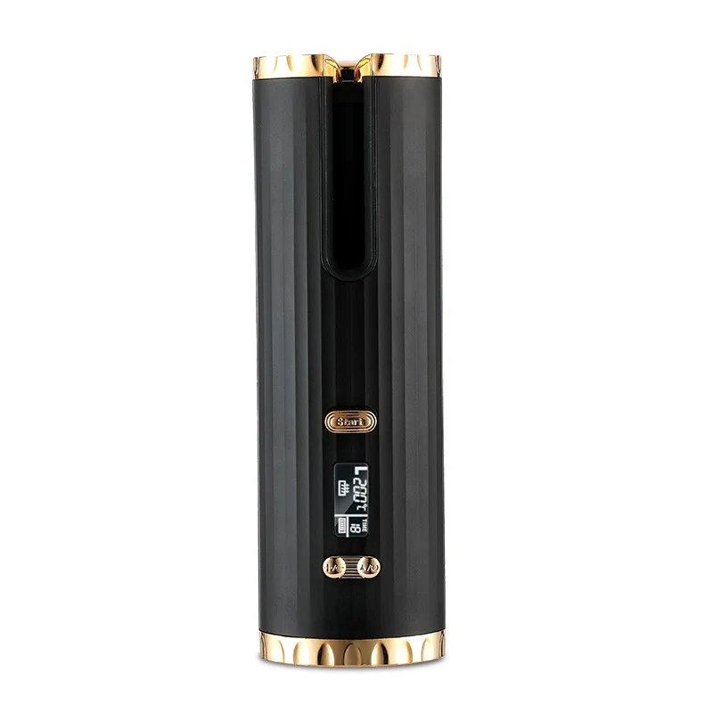 Rechargeable Ceramic Automatic Hair Curler with LCD