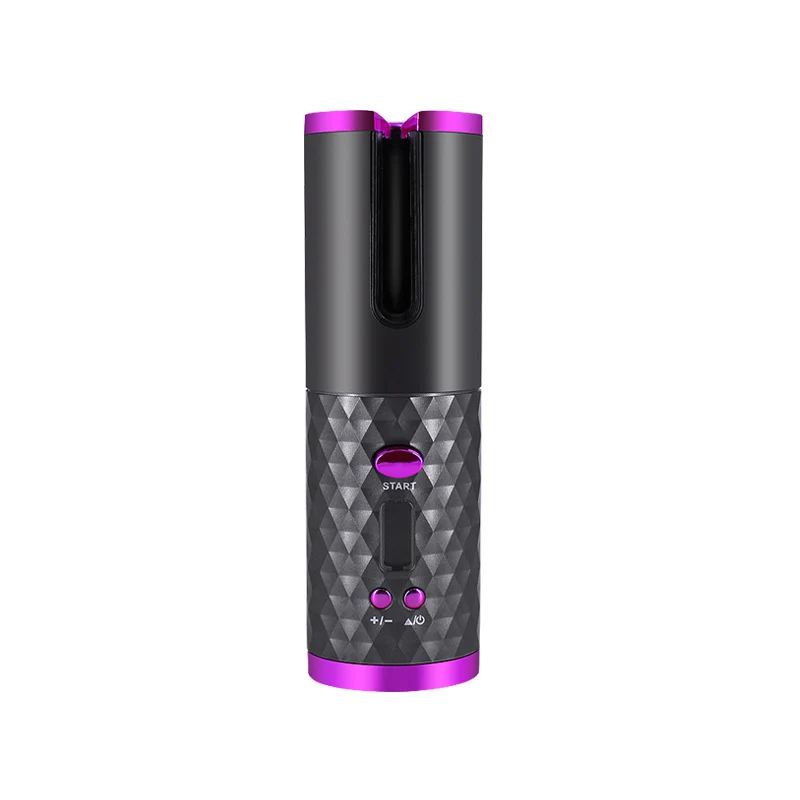 Rechargeable Ceramic Automatic Hair Curler with LCD