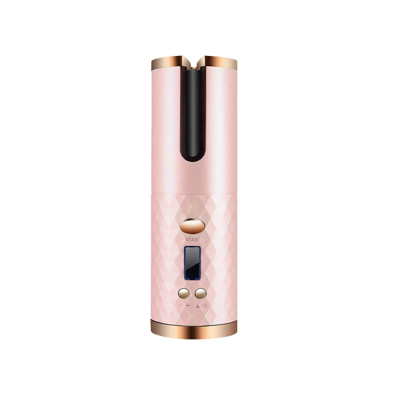 Rechargeable Ceramic Automatic Hair Curler with LCD