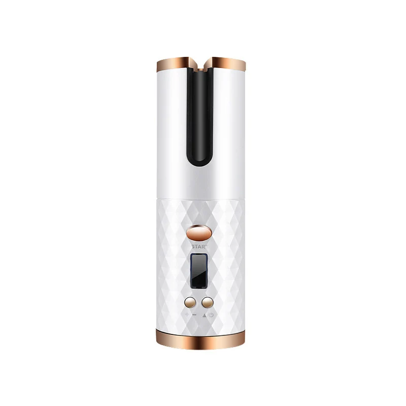 Rechargeable Ceramic Automatic Hair Curler with LCD