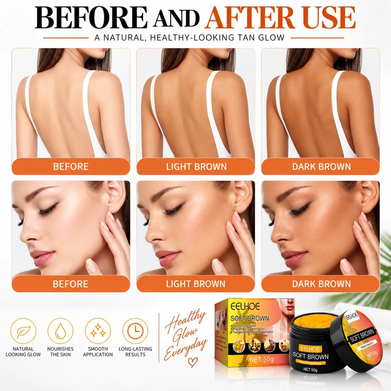 Tanning Cream for Moisturized, Natural-Looking Body Tan